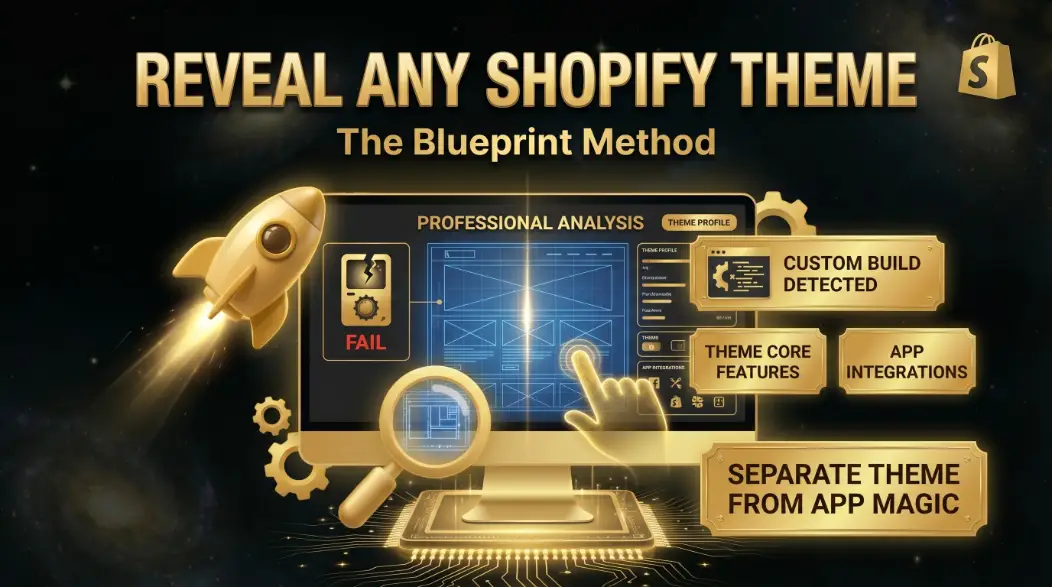 Thumbnail for How to See What Shopify Theme a Store is Using: The "Blueprint" Method