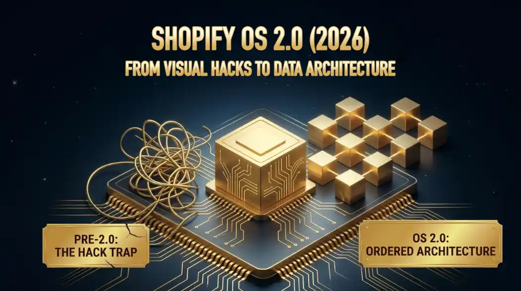 Thumbnail for Shopify Online Store 2.0: From Visual Hacks to Data Architecture