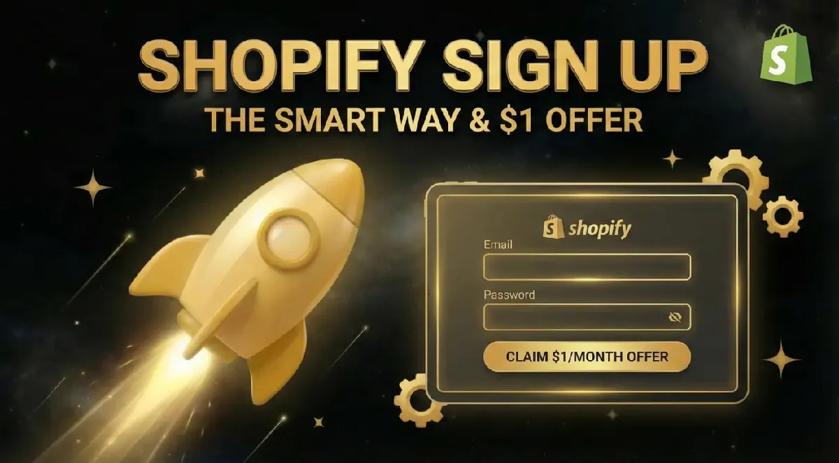 Shopify Sign Up: A Strategic Guide (And How to Get the $1/€1 Offer)
